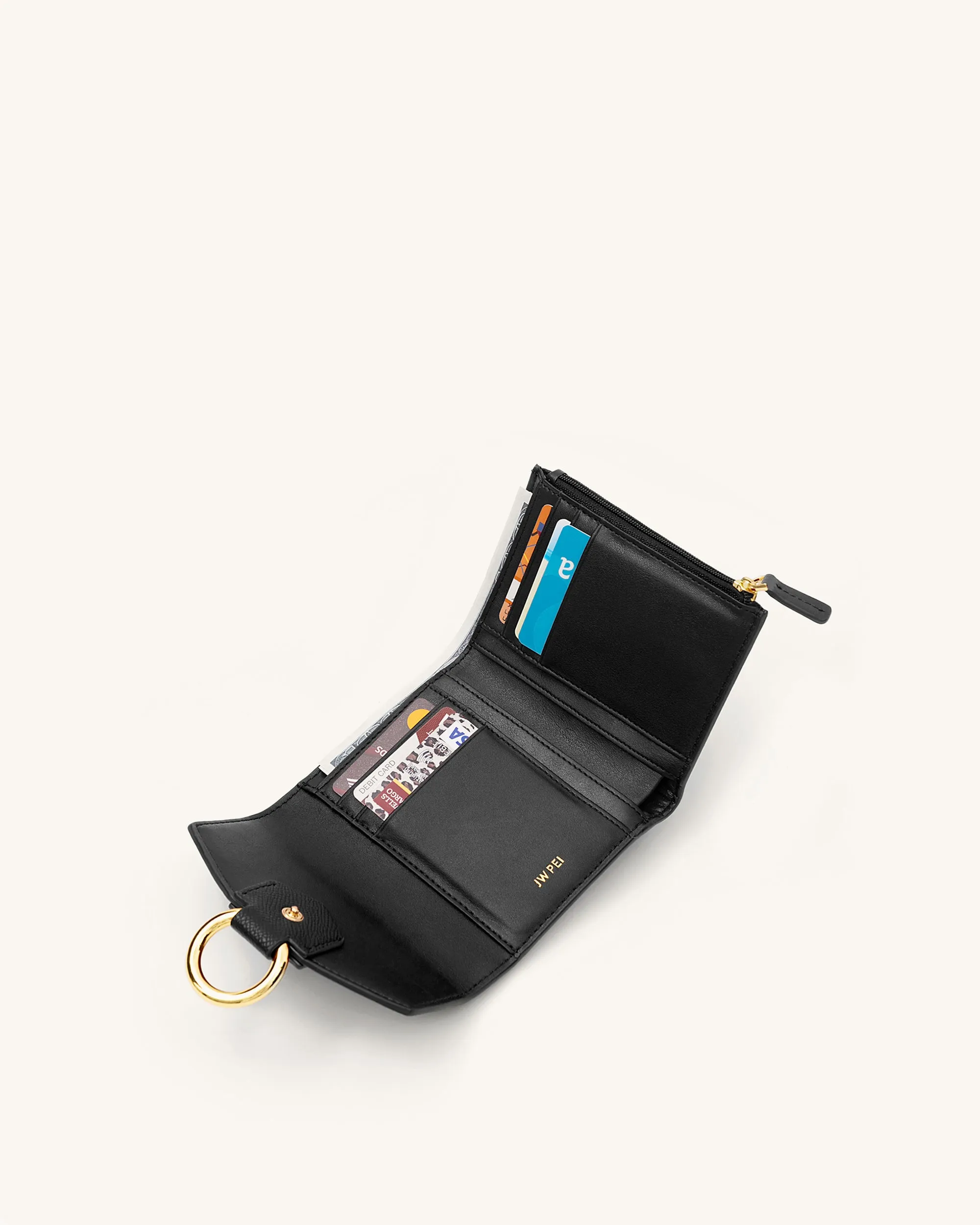 Stella Wallet - Black Grained Vegan Leather sold by JW PEI product image thumbnail 4