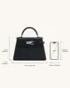 Elise Large Top Handle Bag - Black sold by JW PEI