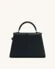 Elise Large Top Handle Bag - Black sold by JW PEI