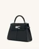 Elise Large Top Handle Bag - Black sold by JW PEI
