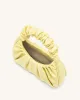 Gabbi Ruched Hobo Handbag - Light Yellow sold by JW PEI