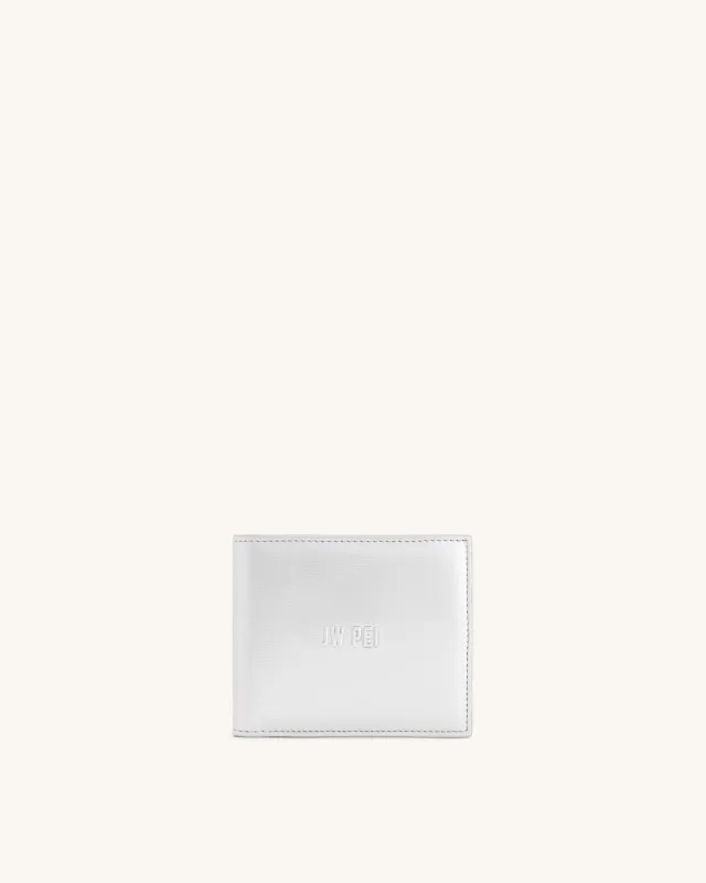 Afra Metallic Wallet - Silver sold by JW PEI