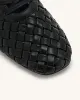 Kayla Weave Strap Flat Shoes - Black sold by JW PEI