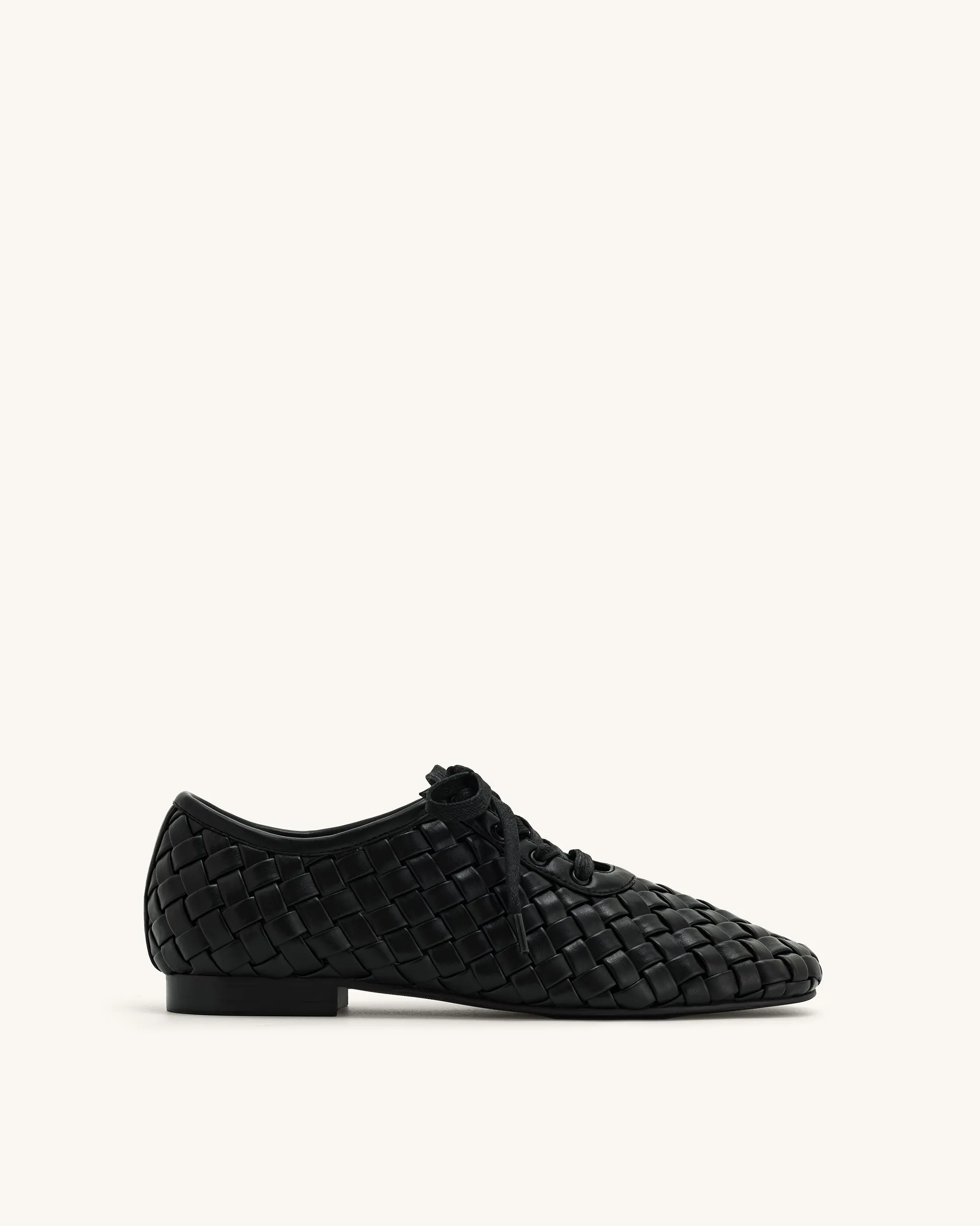 Kayla Weave Strap Flat Shoes - Black sold by JW PEI product image thumbnail 2