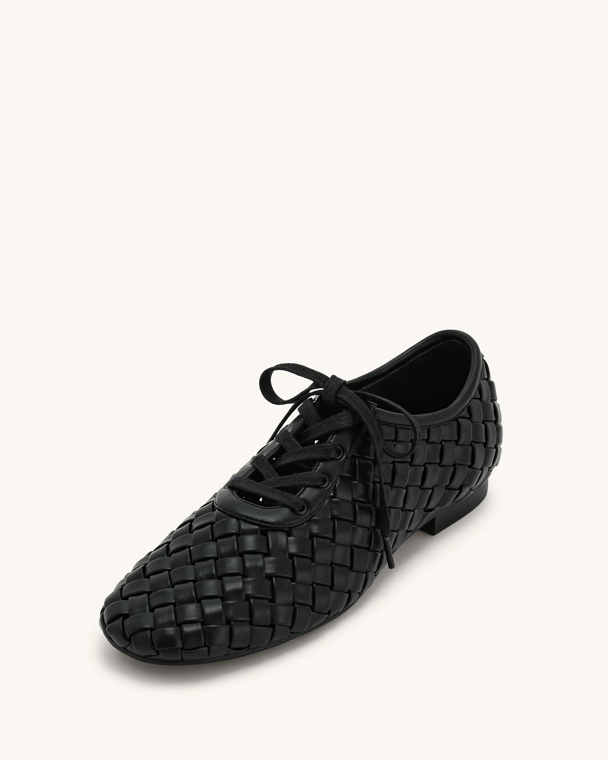 Kayla Weave Strap Flat Shoes - Black sold by JW PEI product image thumbnail 4