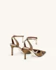 Haidi Artificial Crystal Pumps - Brown sold by JW PEI