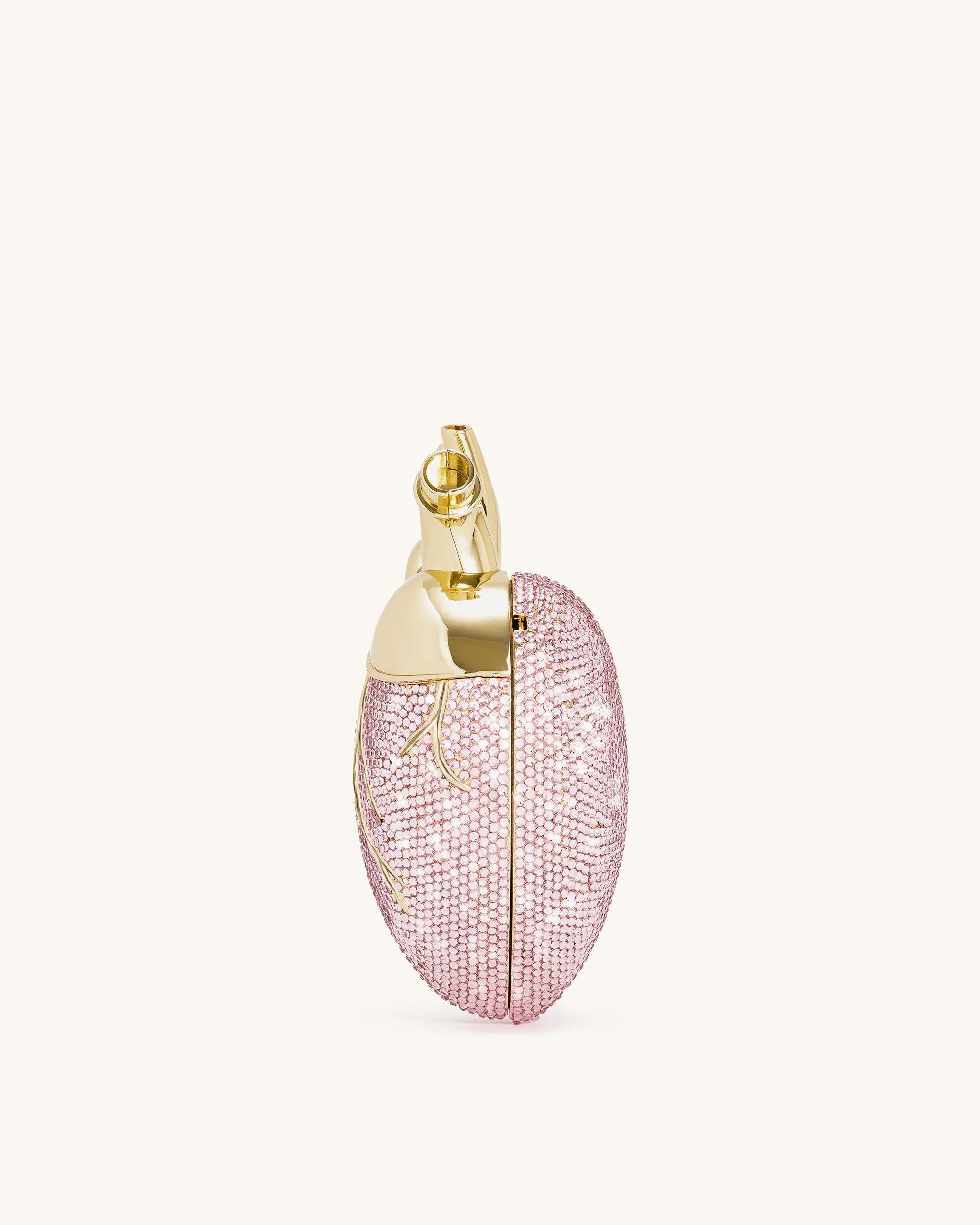 Maren Artificial Crystal Heart Shaped Bag - Pink sold by JW PEI product image thumbnail 5