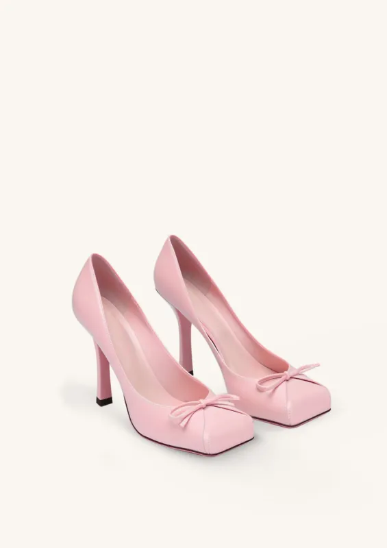 Cecelia Square Toe Ballerina Pump - Pink made by JW PEI