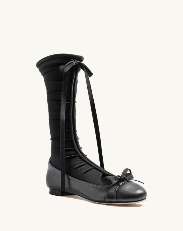 Reyna Ballerina Boots - Black sold by JW PEI