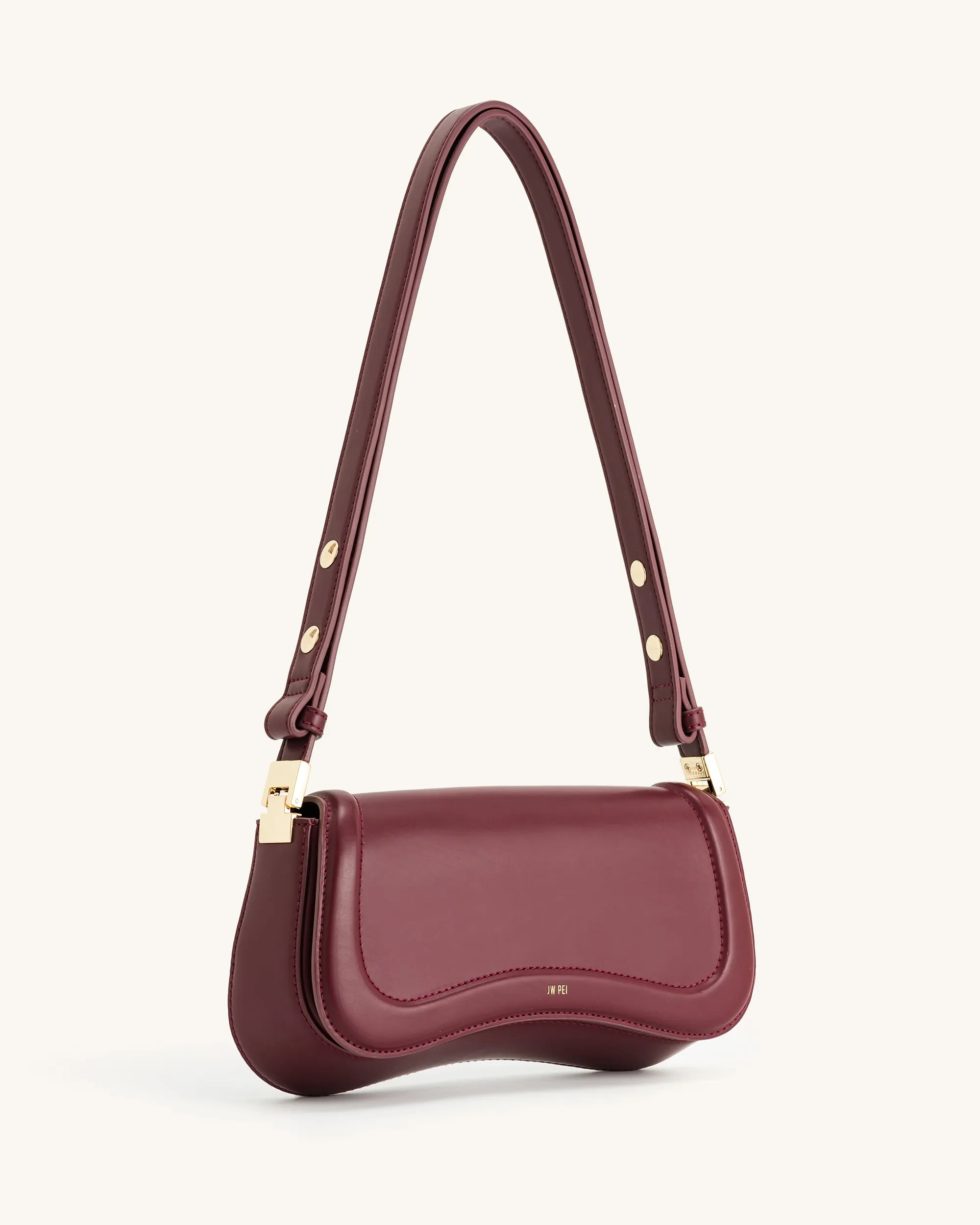 Joy Shoulder Bag - Deep Claret sold by JW PEI product image thumbnail 3
