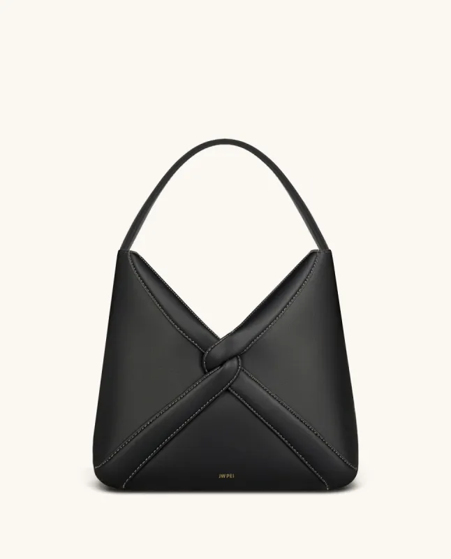 Heather Shoulder Bag - Black sold by JW PEI
