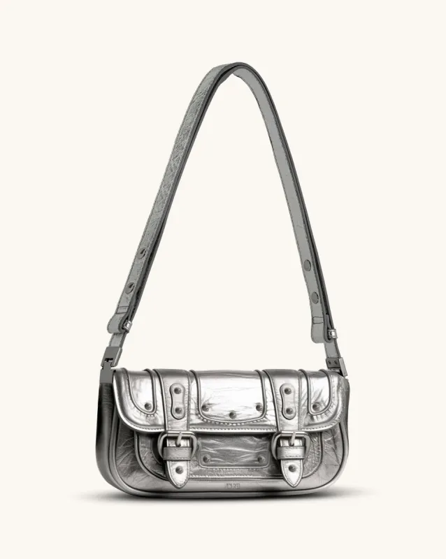 Eartha Shoulder Bag - Silver sold by JW PEI