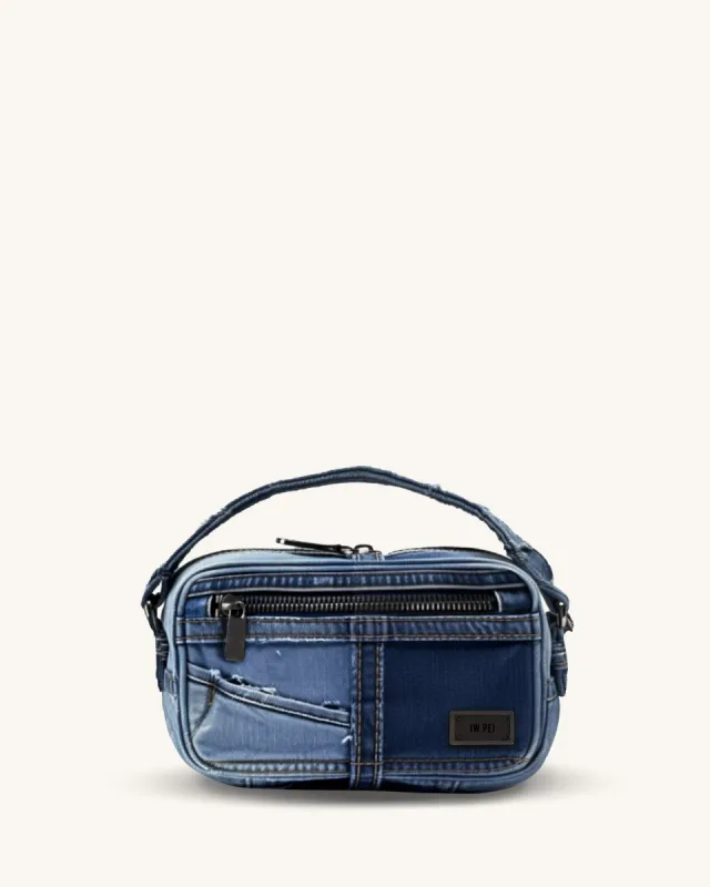 Imogen Denim Camera Bag - Blue sold by JW PEI