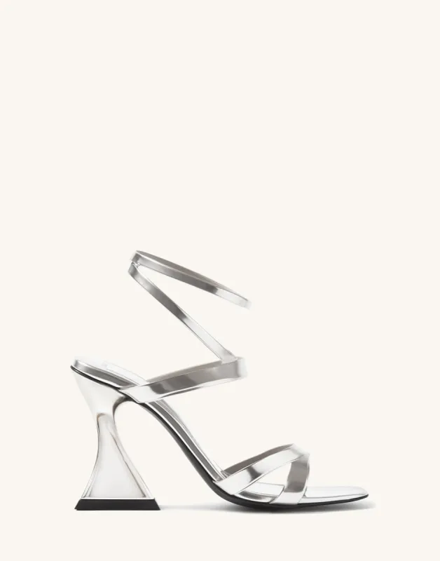 Hanna Metallic Sandal - Silver sold by JW PEI