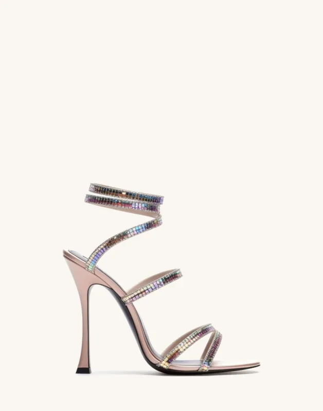 Liora Artificial Crystal Sandal - Pink sold by JW PEI