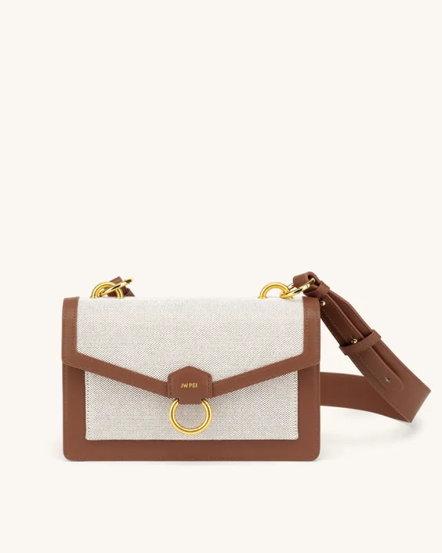 The Envelope Crossbody - Beige Canvas sold by JW PEI