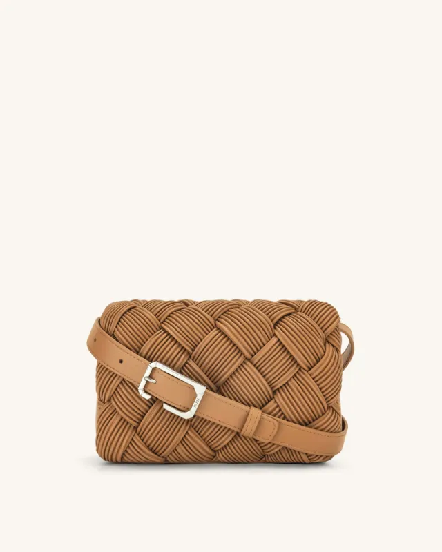 Maze Crossbody Bag - Brown sold by JW PEI