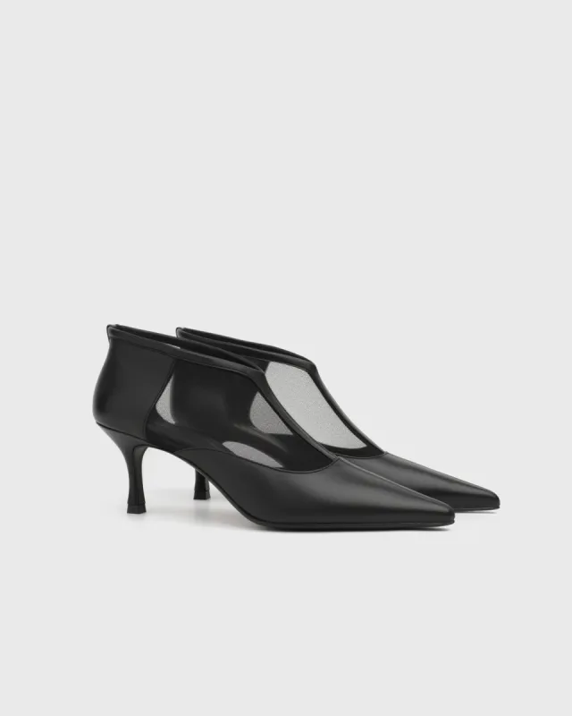 T-Strap Mesh Pumps-Black sold by JW PEI