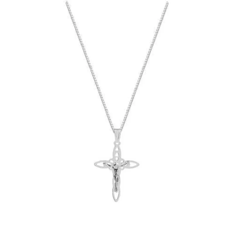 The Ornate Cross Pendant Necklace made by The M Jewelers