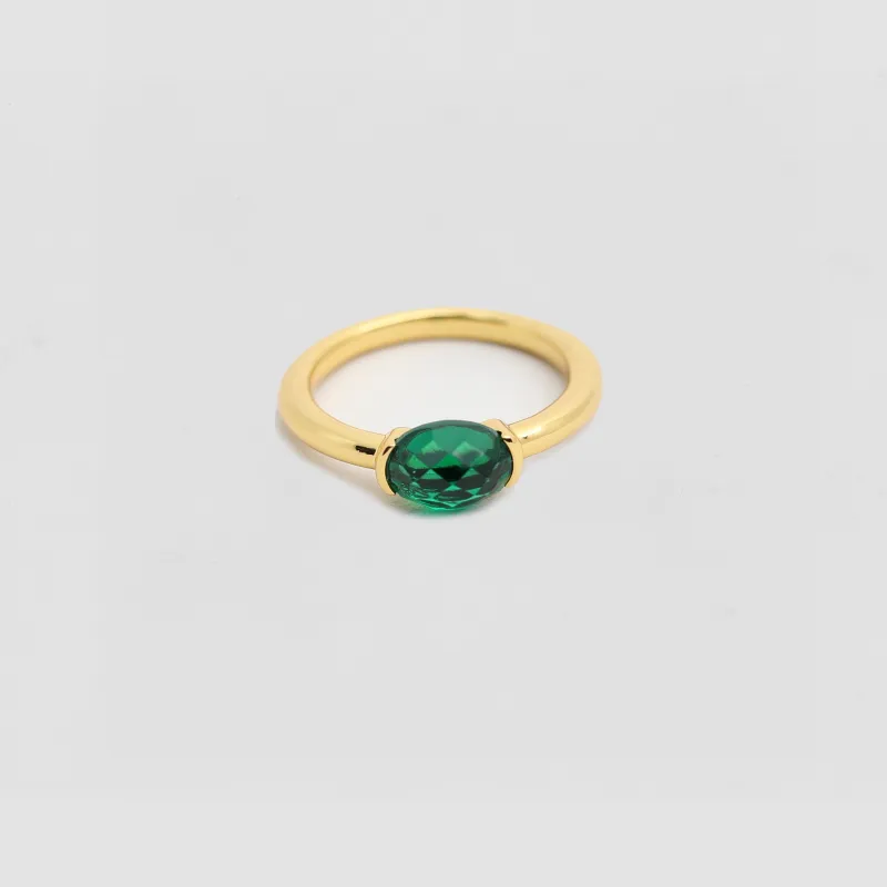 THE EMERALD STONE RING made by The M Jewelers
