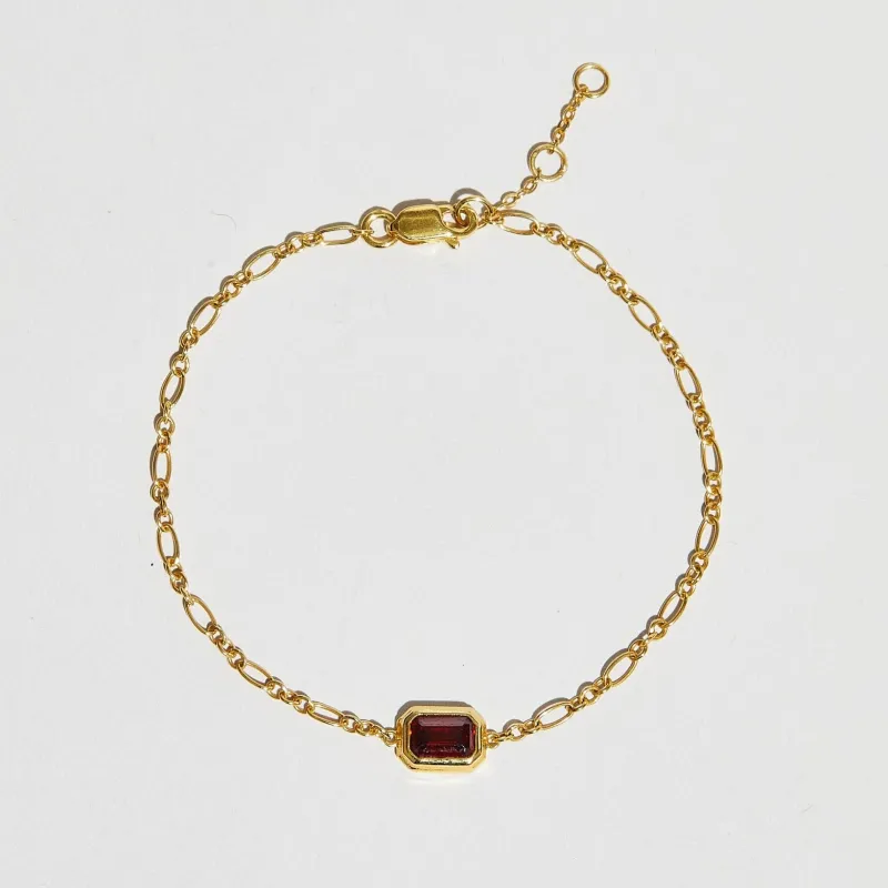 THE EMERALD RUBY BRACELET made by The M Jewelers