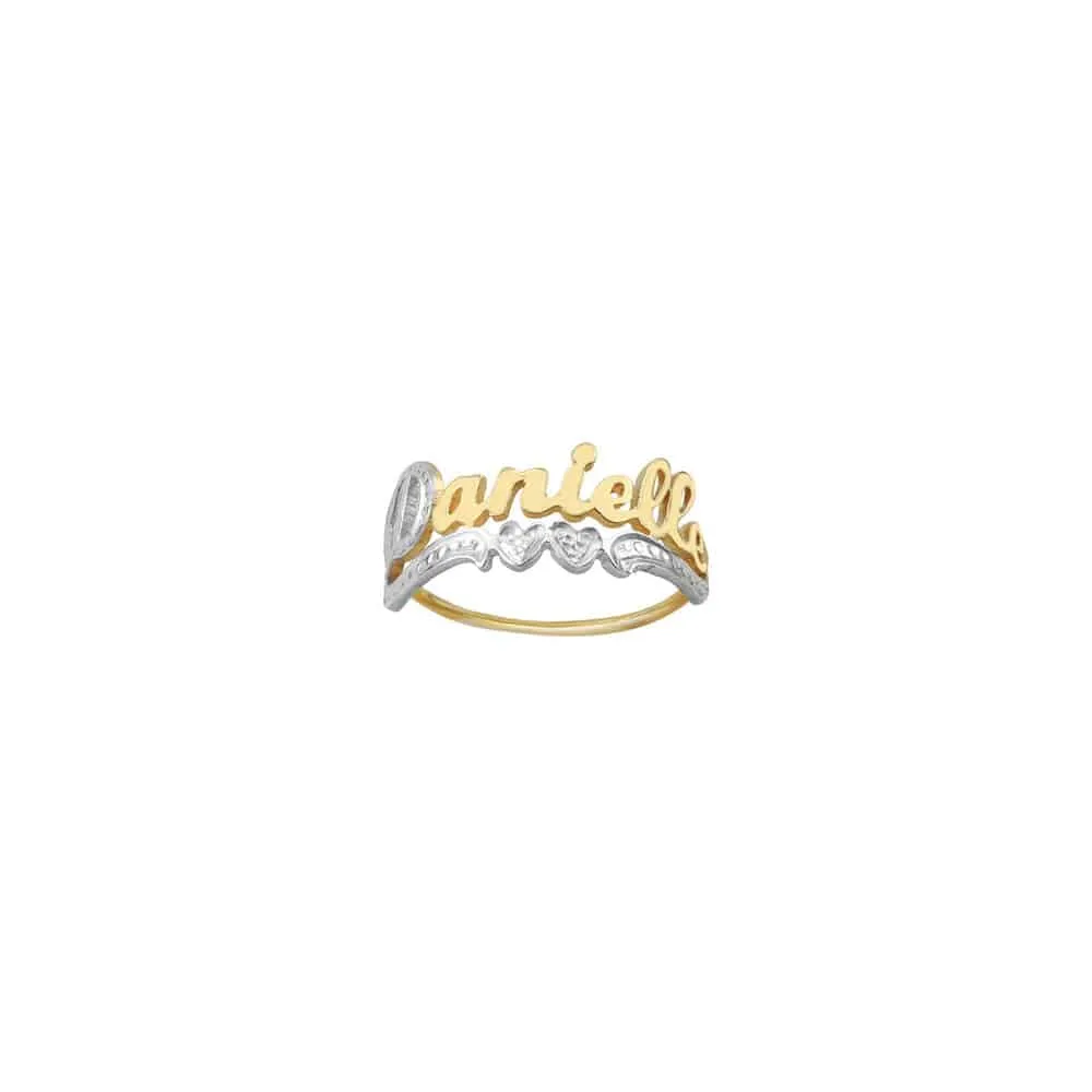 The Tiny Script Classic Cut Ring sold by The M Jewelers product image thumbnail 4