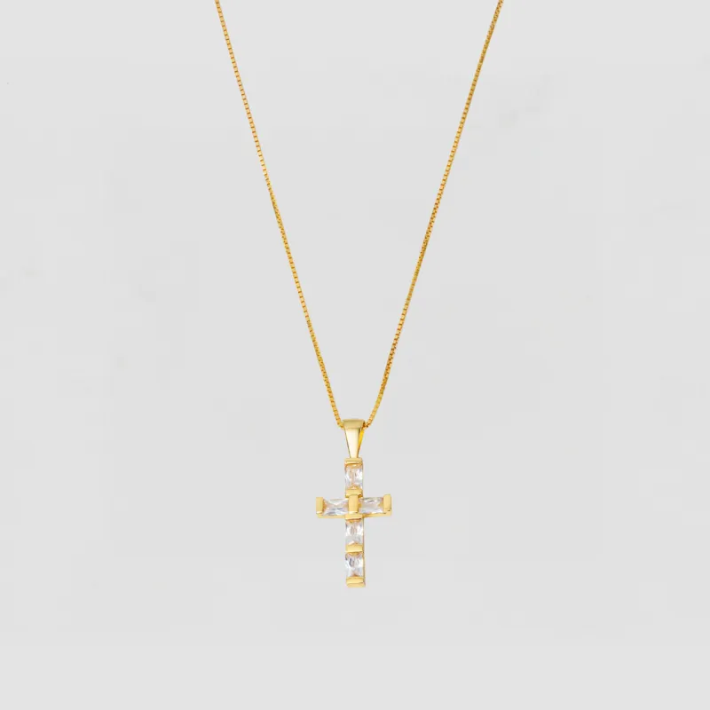 The Baguette Pendant Necklace sold by The M Jewelers