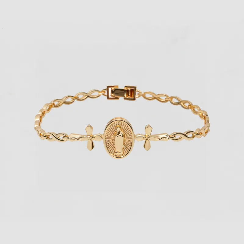 The Saint Cross Heirloom Bracelet sold by The M Jewelers