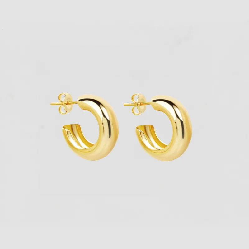 The Mini Hailey Hoops made by The M Jewelers