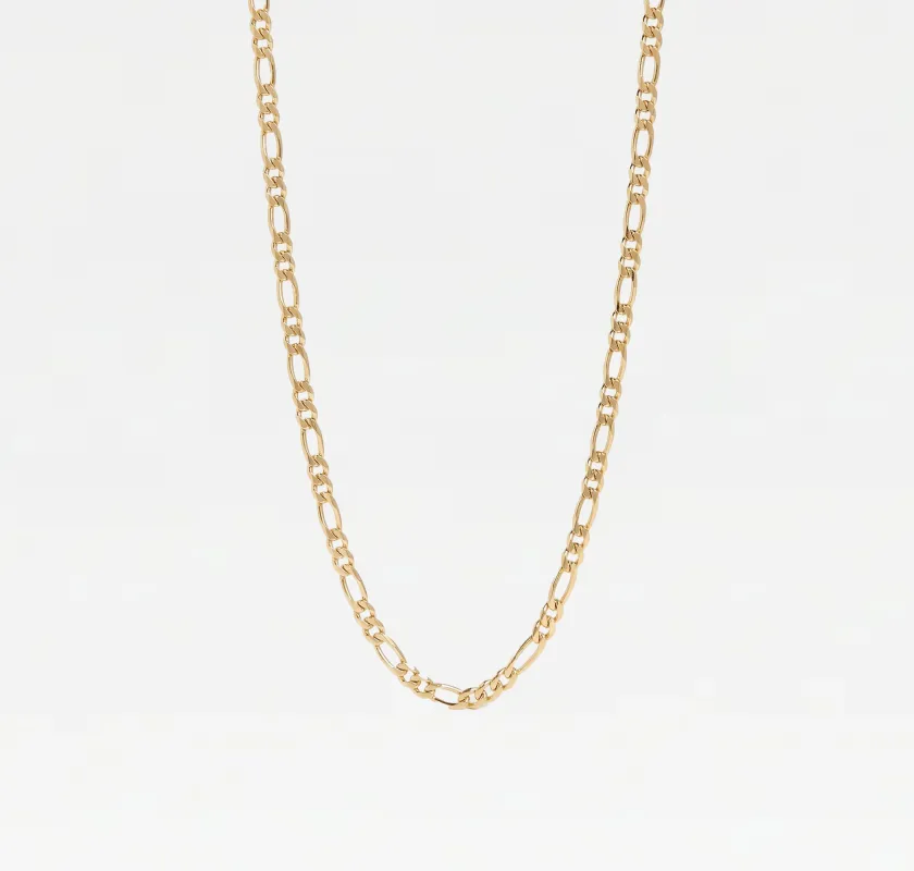 The Figaro Chain sold by The M Jewelers