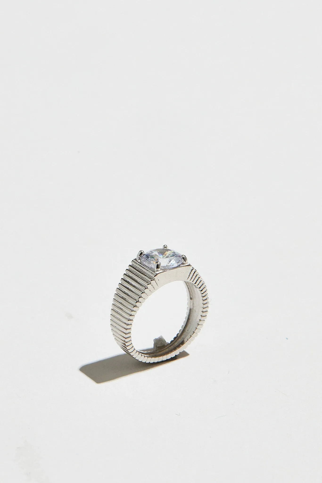 The Rouge Cz Signet Ring sold by The M Jewelers product image thumbnail 3