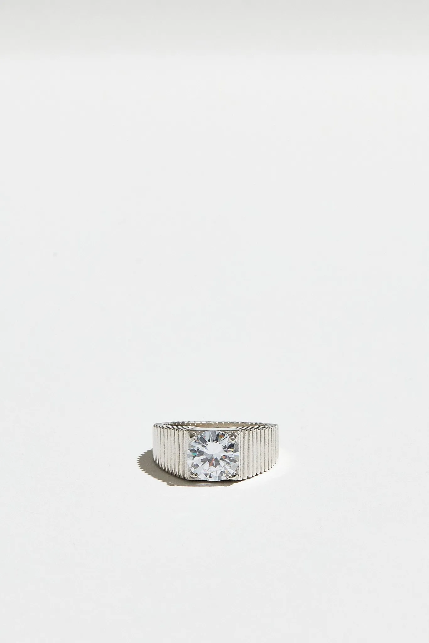 The Rouge Cz Signet Ring sold by The M Jewelers