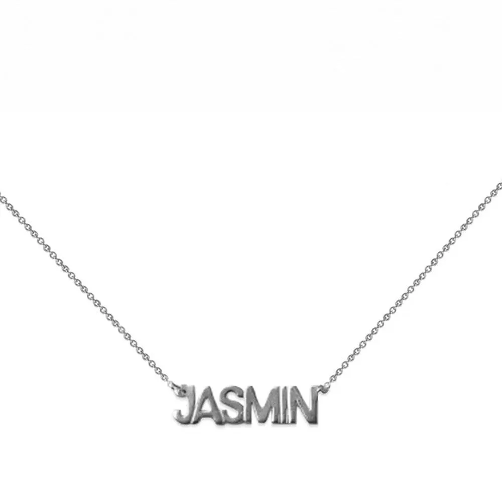 The Block Nameplate Uppercase sold by The M Jewelers product image thumbnail 3