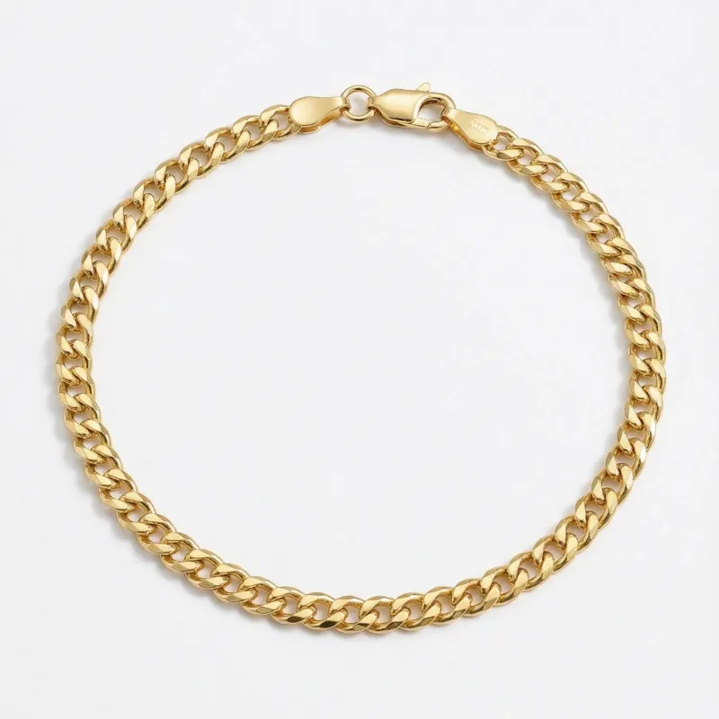 The Curb Anklet sold by The M Jewelers