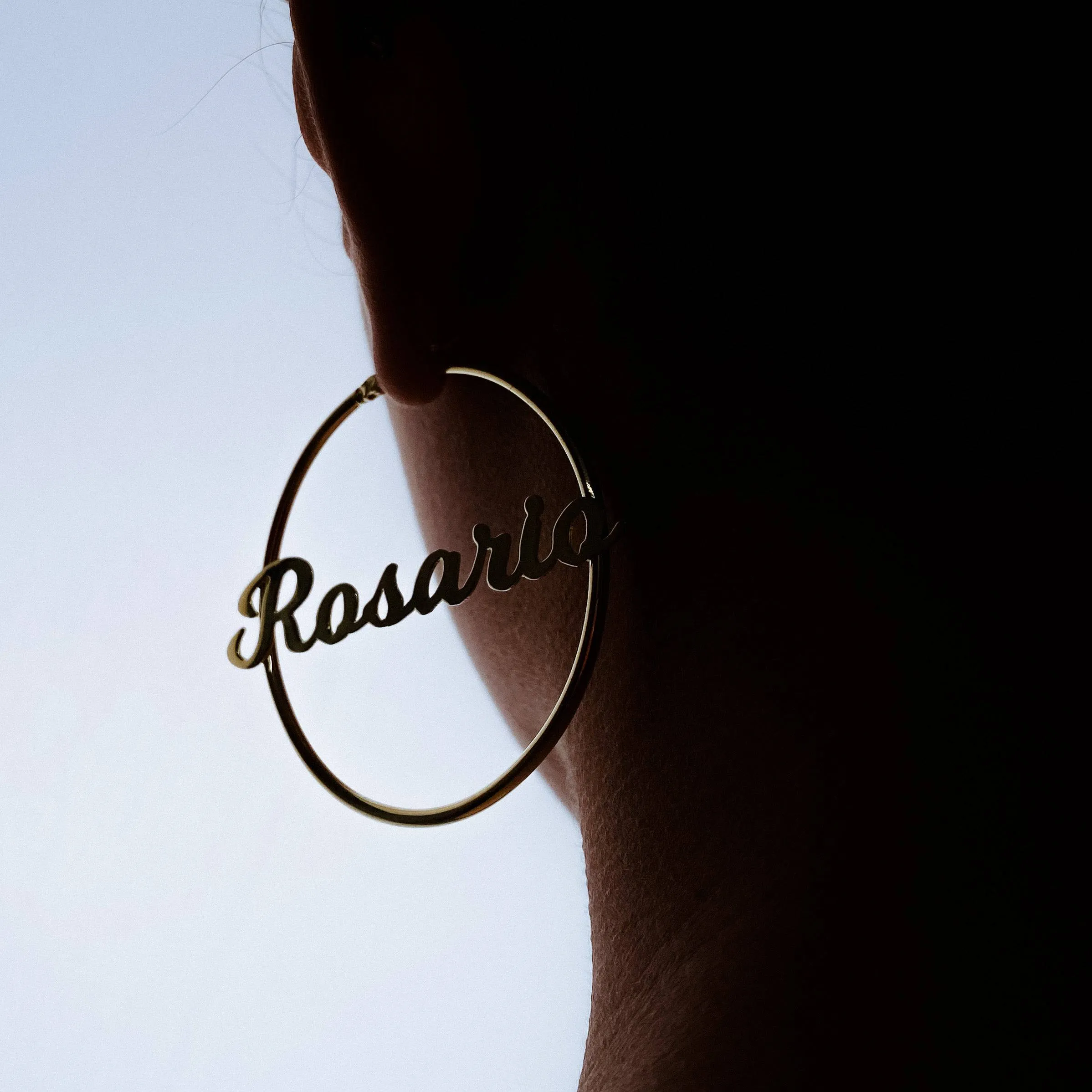 The Name Hoops sold by The M Jewelers product image thumbnail 2