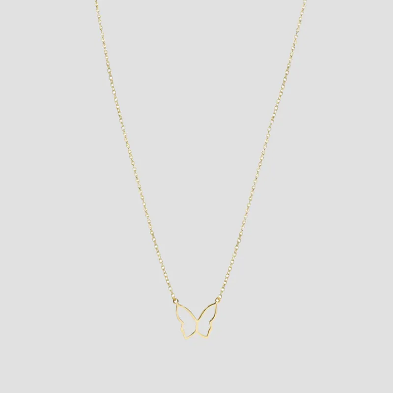 The Butterfly Pendant Necklace sold by The M Jewelers