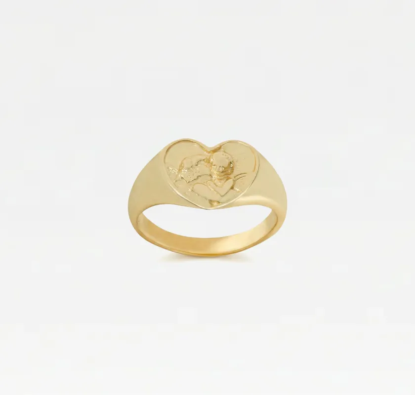The Angel Signet Ring sold by The M Jewelers