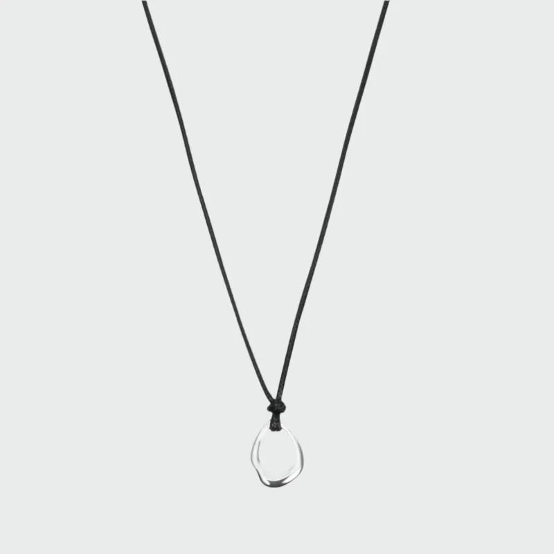 The Daia Cord Pendant Necklace made by The M Jewelers