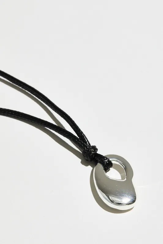 The Isa Cord Pendant Necklace made by The M Jewelers