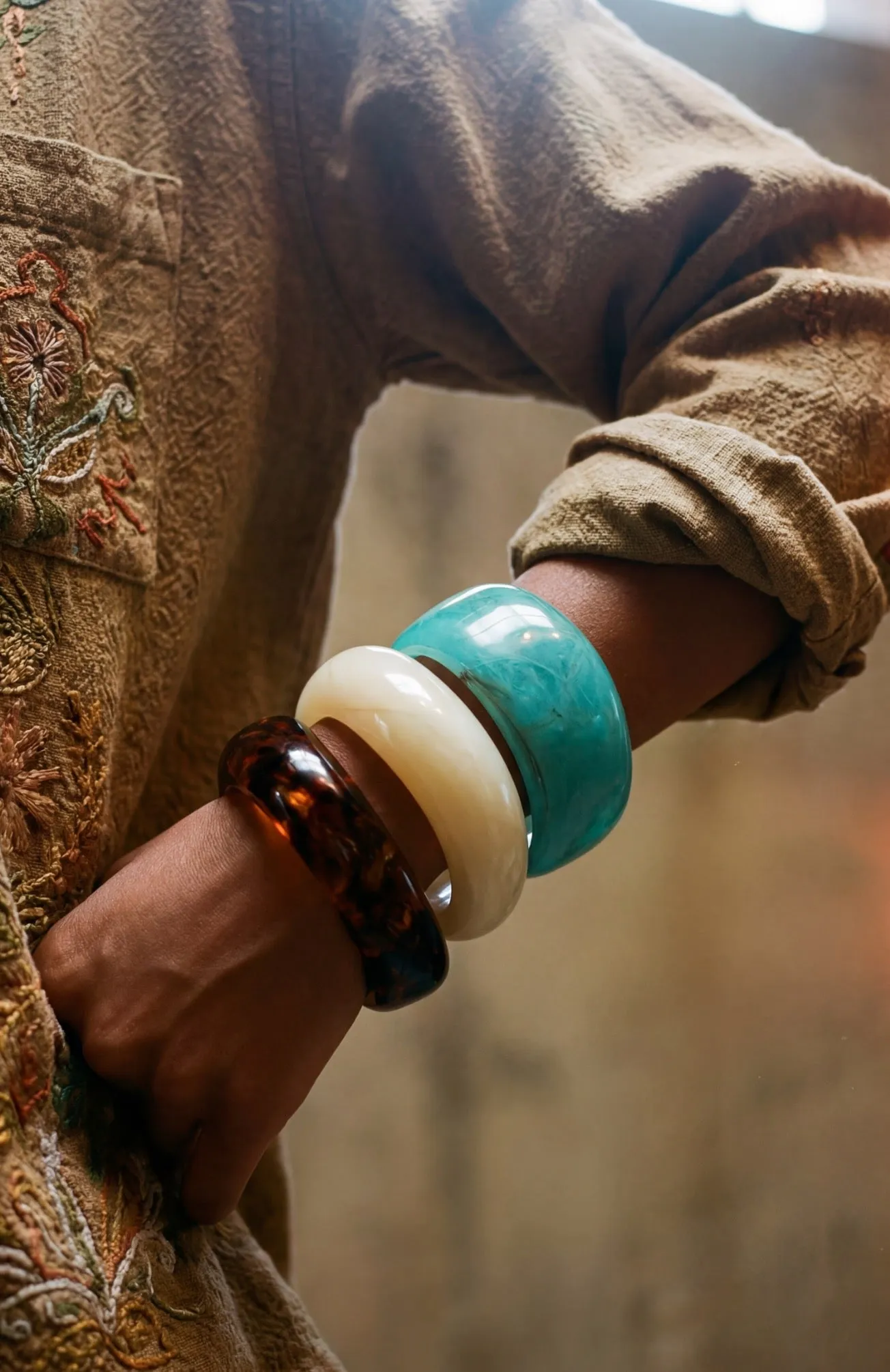 THE RESIN BANGLE BRACELET sold by The M Jewelers product image thumbnail 2
