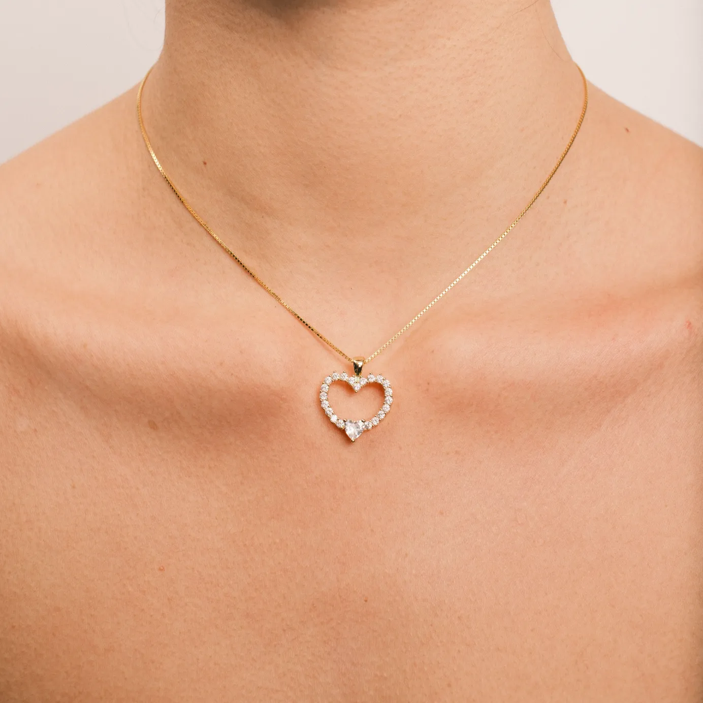 The Citrine Heart Pendant Necklace sold by The M Jewelers product image thumbnail 2