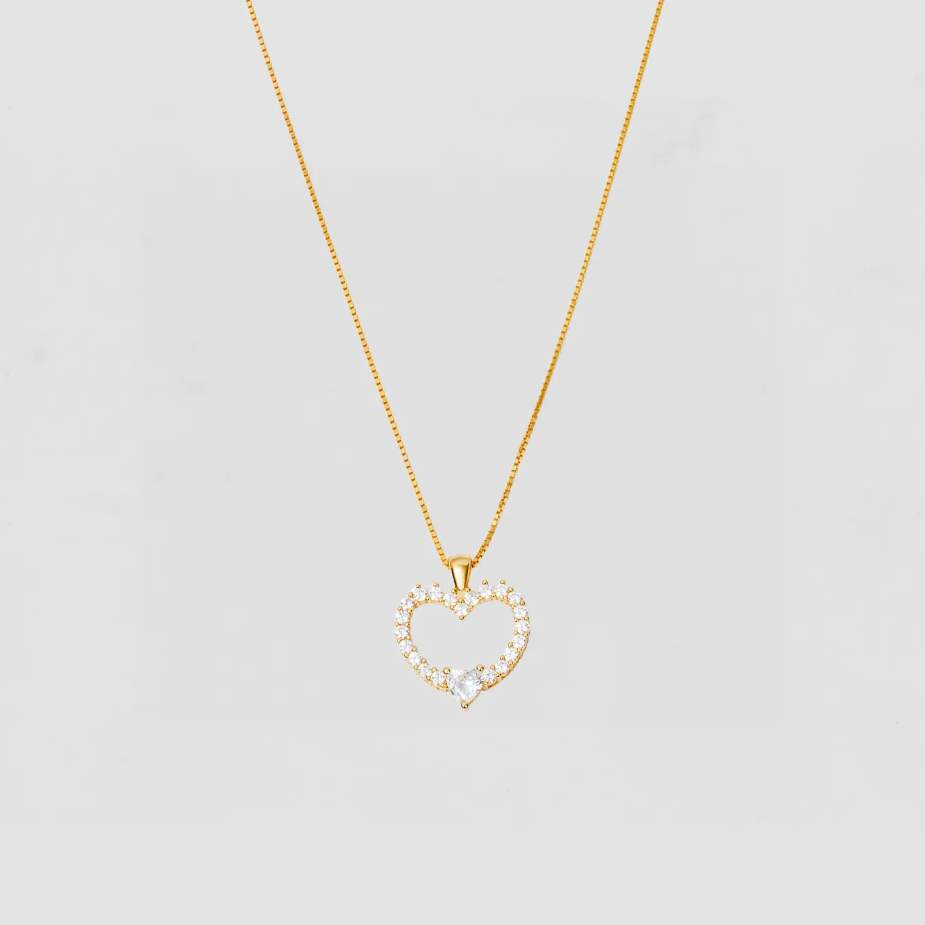 The Citrine Heart Pendant Necklace sold by The M Jewelers