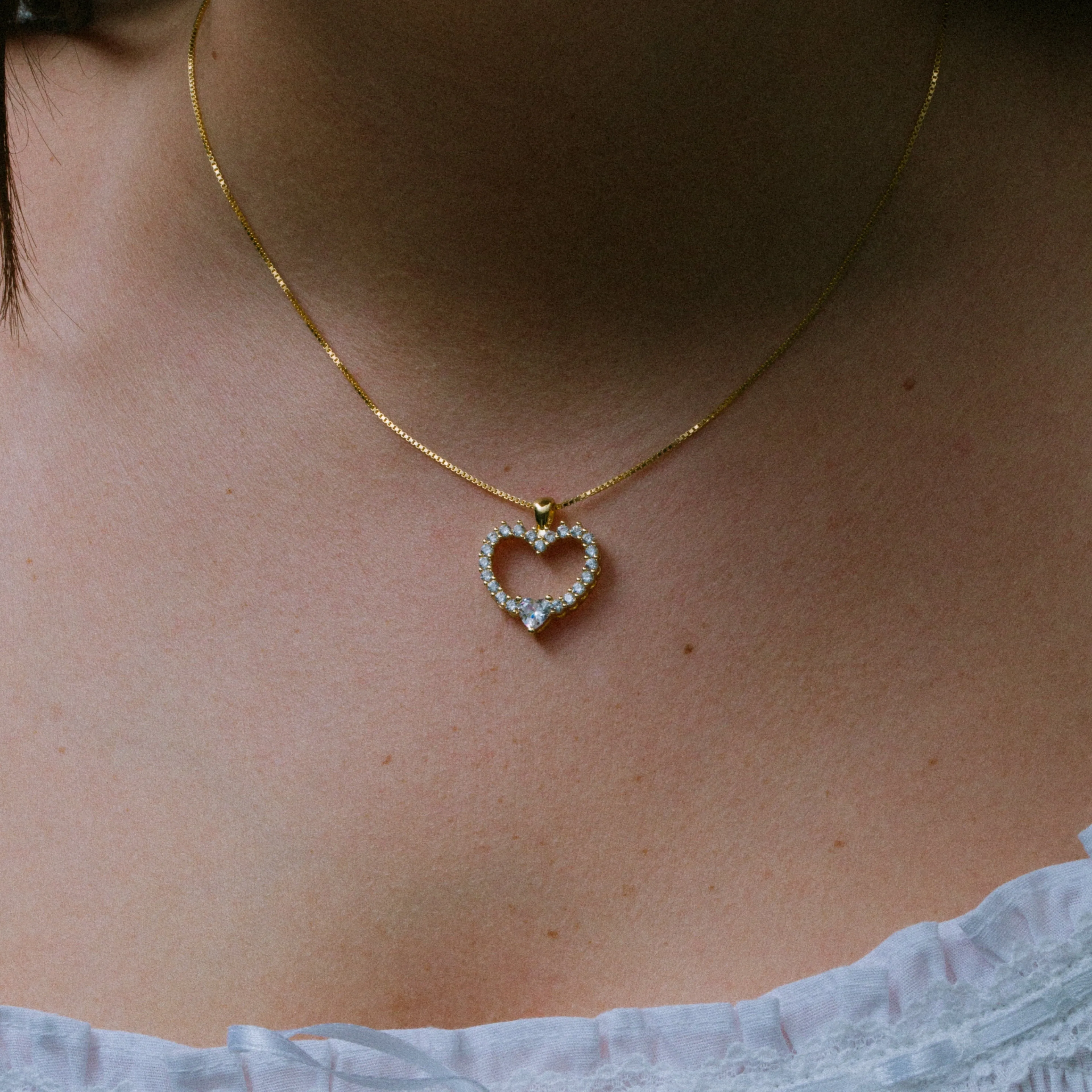 The Citrine Heart Pendant Necklace sold by The M Jewelers product image thumbnail 3