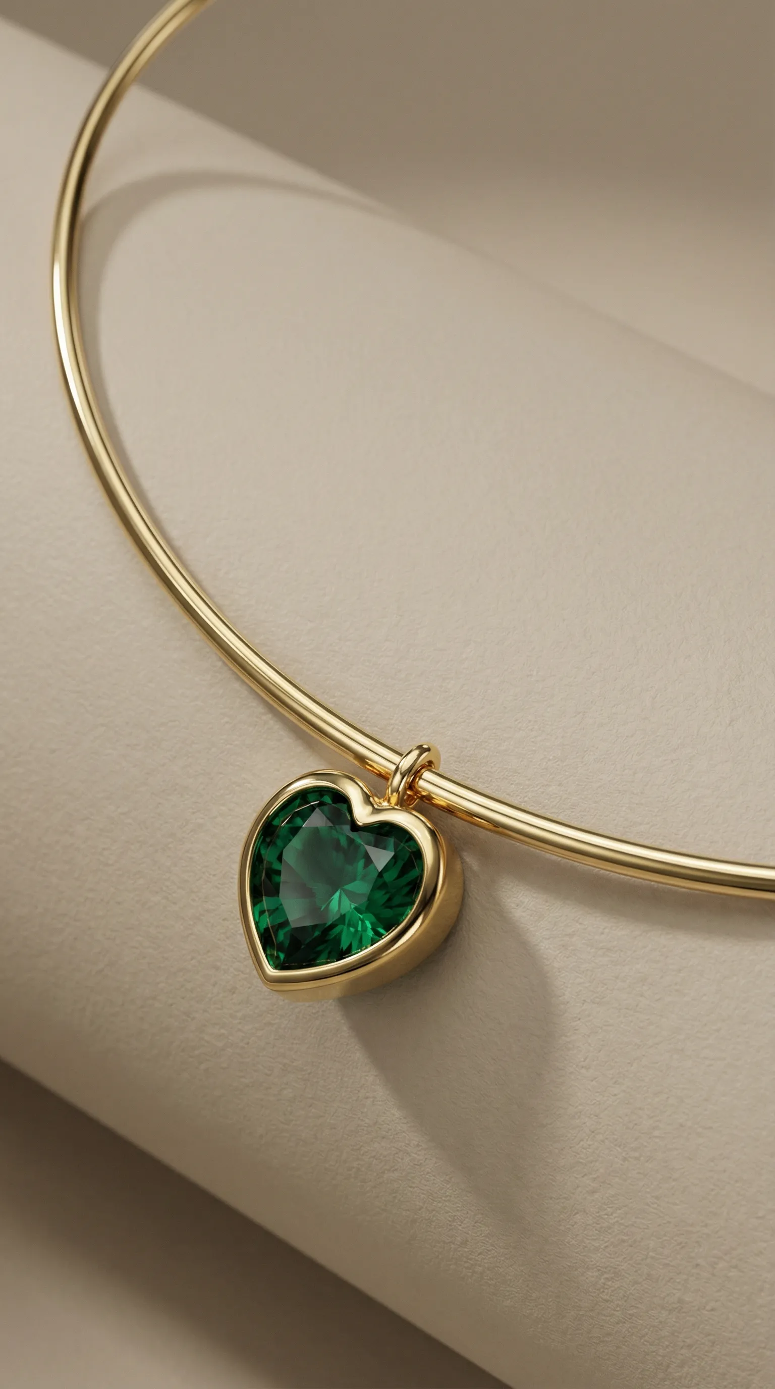 THE HEART PENDANT CHOKER sold by The M Jewelers product image thumbnail 3