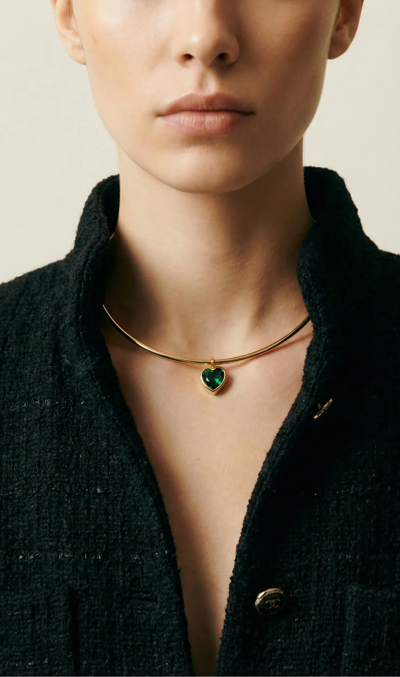 THE HEART PENDANT CHOKER sold by The M Jewelers product image thumbnail 2