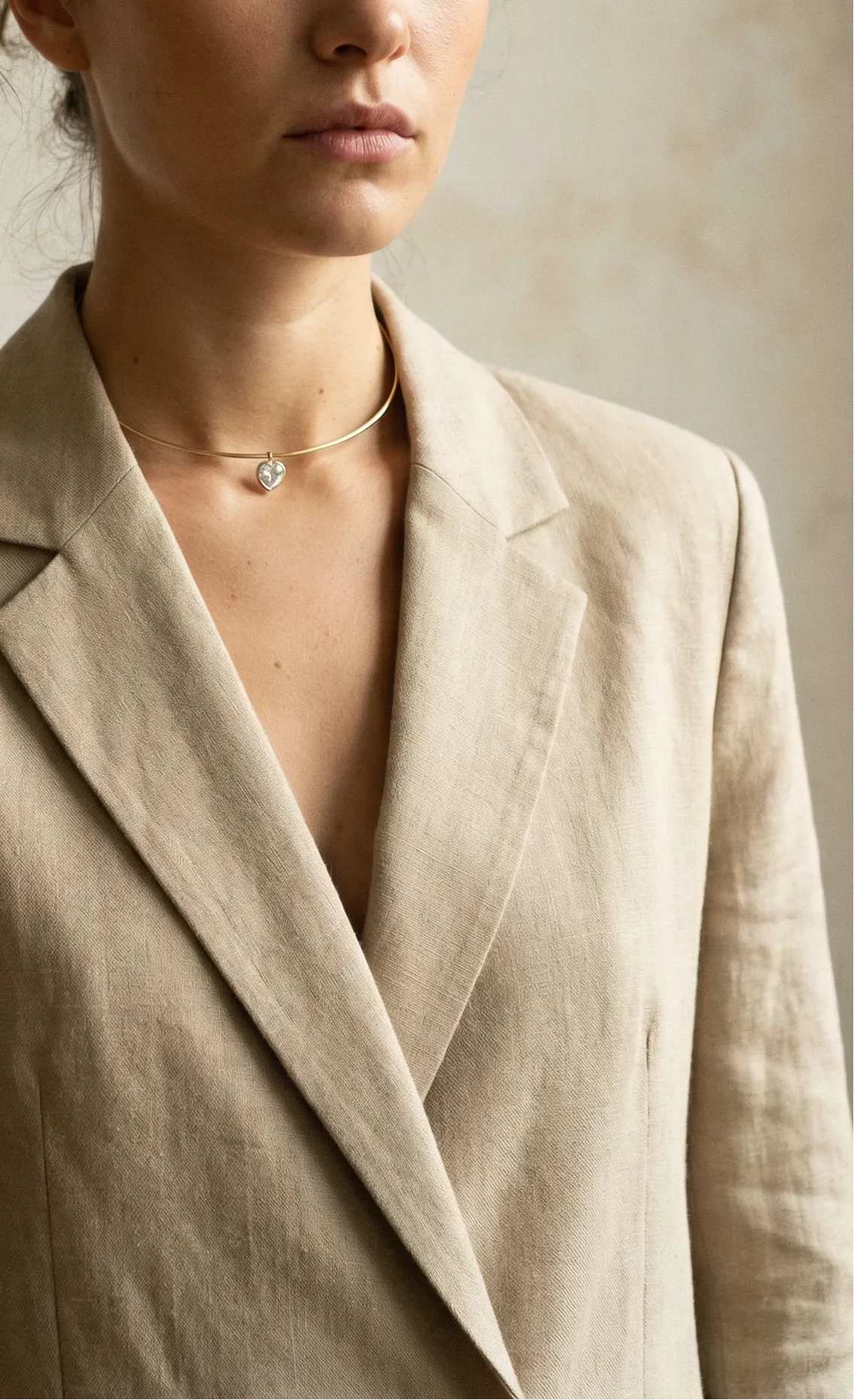 THE HEART PENDANT CHOKER sold by The M Jewelers product image thumbnail 5