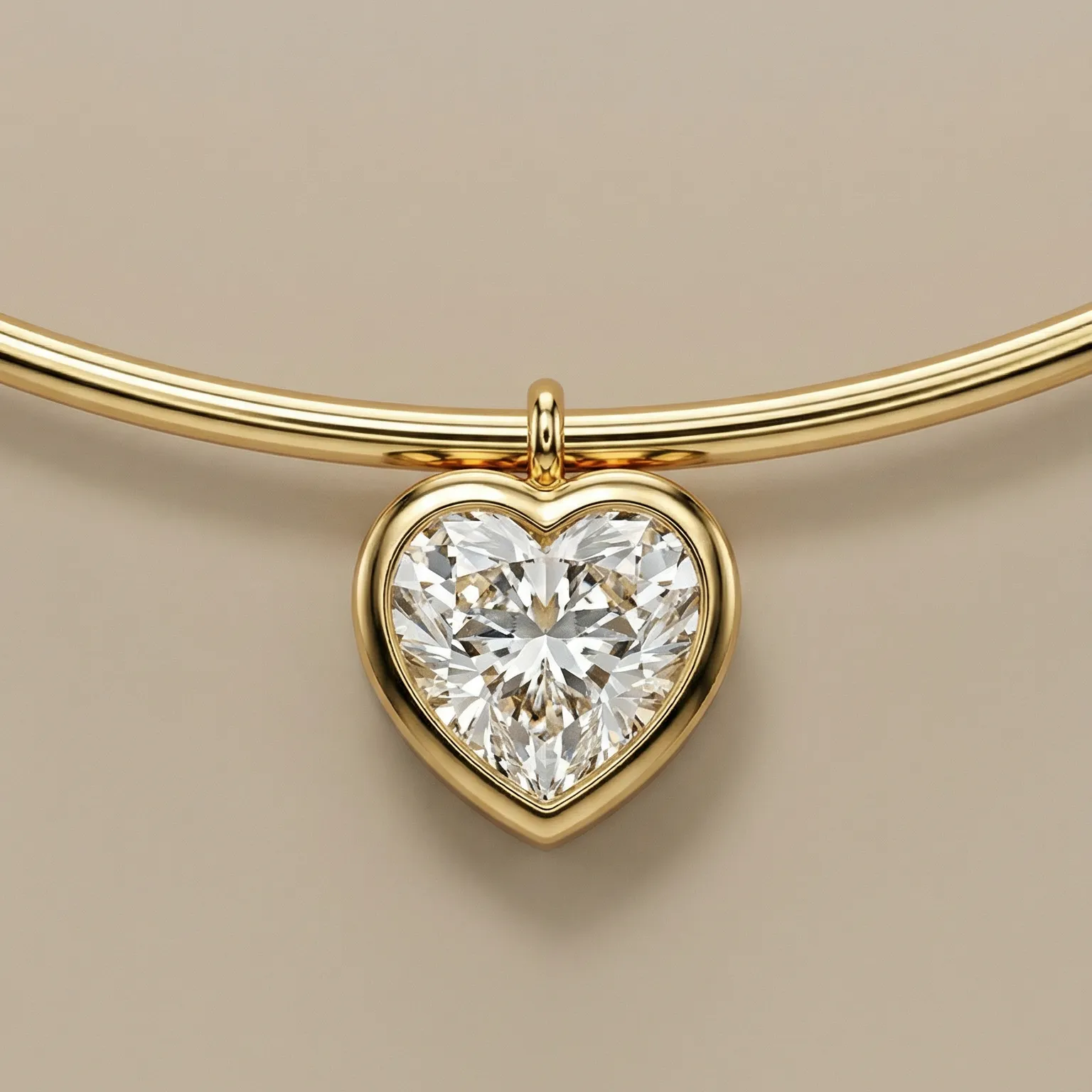 THE HEART PENDANT CHOKER sold by The M Jewelers product image thumbnail 4