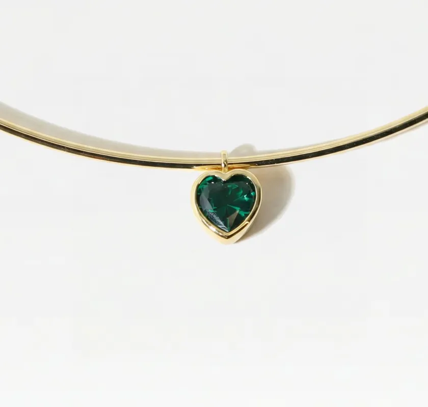 THE HEART PENDANT CHOKER made by The M Jewelers