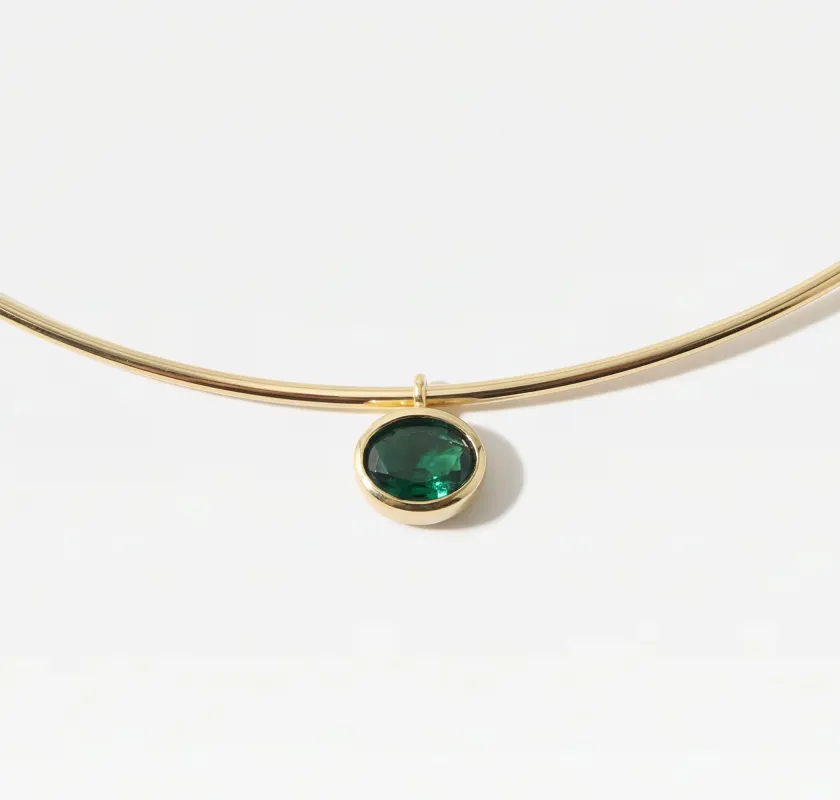 THE OVAL PENDANT CHOKER sold by The M Jewelers