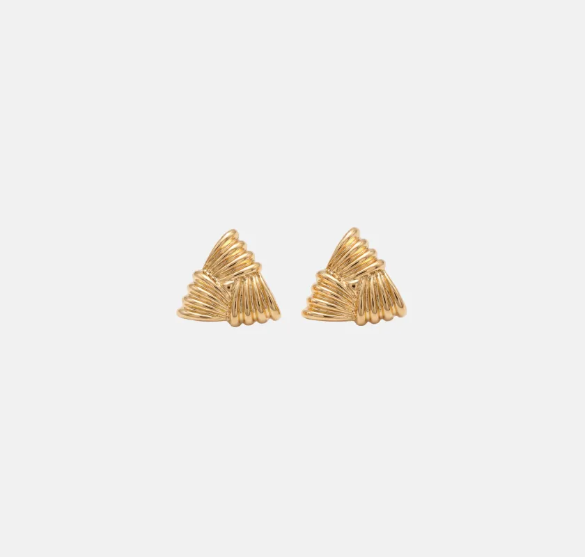 The Pyramid Studs made by The M Jewelers